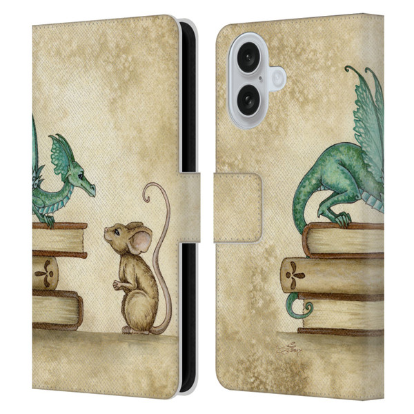 Amy Brown Folklore Curious Encounter Leather Book Wallet Case Cover For Apple iPhone 16