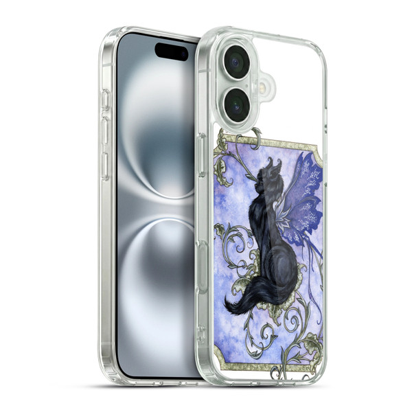 Amy Brown Folklore Fairy Cat Soft Gel Case for Apple iPhone 16 Plus & MagSafe