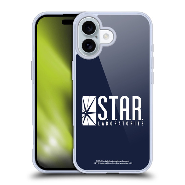 The Flash TV Series Logos Star Labs Soft Gel Case for Apple iPhone 16
