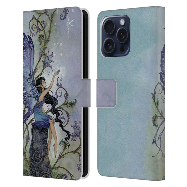 Amy Brown Pixies Creation Leather Book Wallet Case Cover For Apple iPhone 16 Pro Max