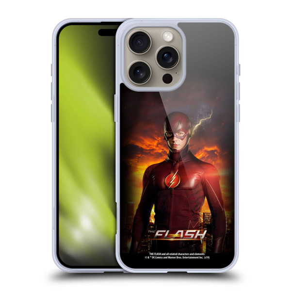 The Flash TV Series Poster Barry Stand Pose Soft Gel Case for Apple iPhone 16 Pro Max