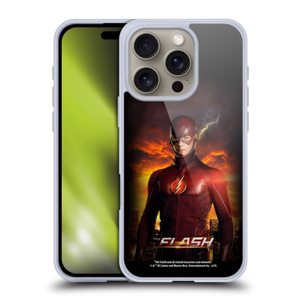 The Flash TV Series Poster Barry Stand Pose Soft Gel Case for Apple iPhone 16 Pro