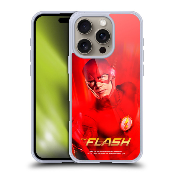 The Flash TV Series Poster Barry Red Soft Gel Case for Apple iPhone 16 Pro