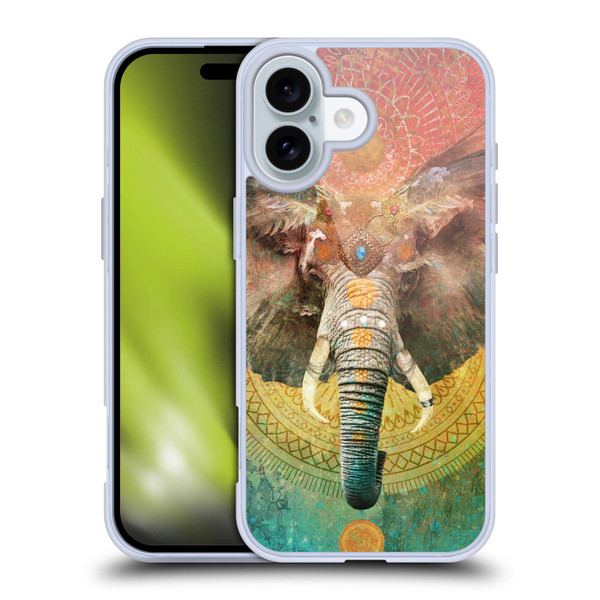Jena DellaGrottaglia Animals Elephant Soft Gel Case for Apple iPhone 16