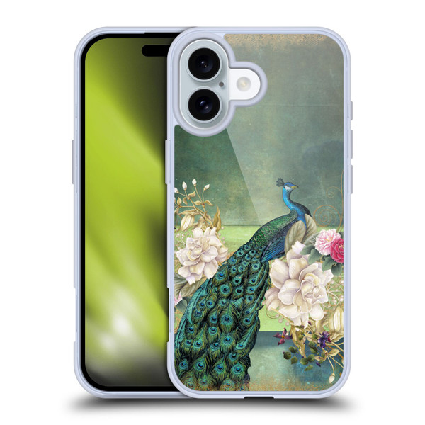 Jena DellaGrottaglia Animals Peacock Soft Gel Case for Apple iPhone 16 & MagSafe