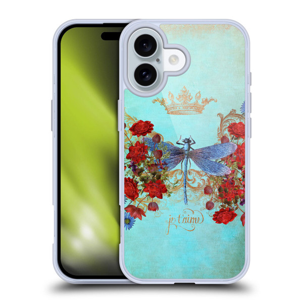 Jena DellaGrottaglia Insects Dragonfly Garden Soft Gel Case for Apple iPhone 16