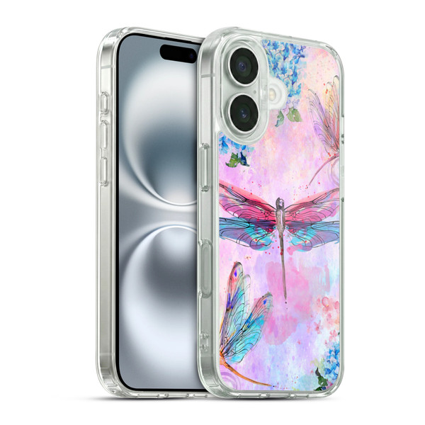 Jena DellaGrottaglia Insects Dragonflies Soft Gel Case for Apple iPhone 16 & MagSafe