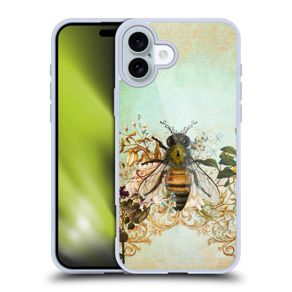 Jena DellaGrottaglia Insects Bee Garden Soft Gel Case for Apple iPhone 16 Plus