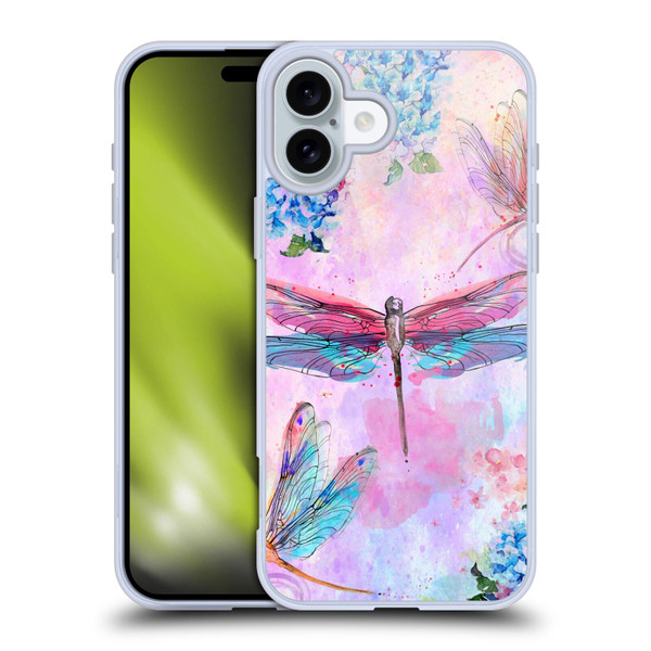 Jena DellaGrottaglia Insects Dragonflies Soft Gel Case for Apple iPhone 16 Plus
