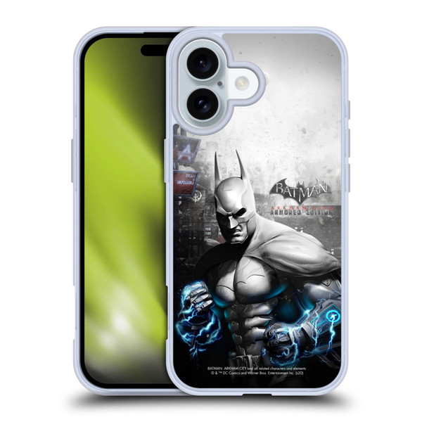 Batman Arkham City Key Art Armored Edition Soft Gel Case for Apple iPhone 16