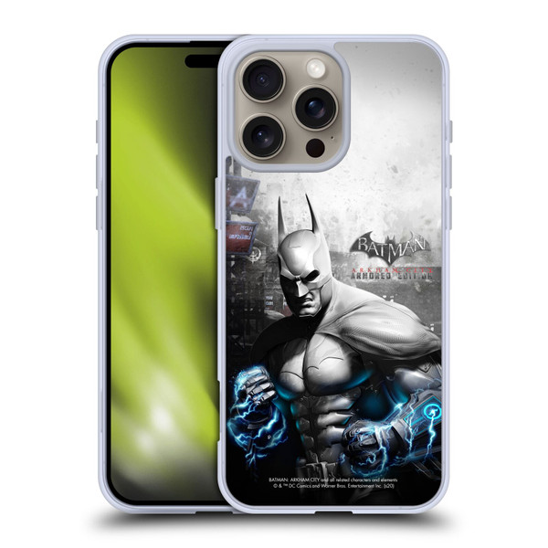 Batman Arkham City Key Art Armored Edition Soft Gel Case for Apple iPhone 16 Pro Max