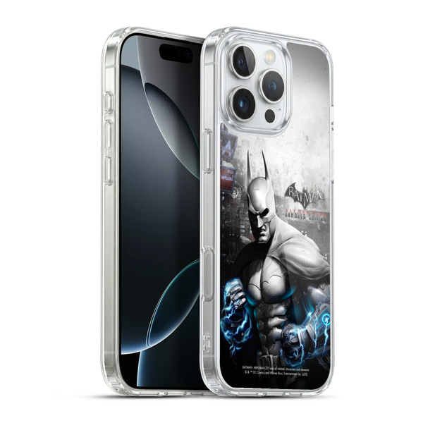 Batman Arkham City Key Art Armored Edition Soft Gel Case for Apple iPhone 16 Pro Max & MagSafe