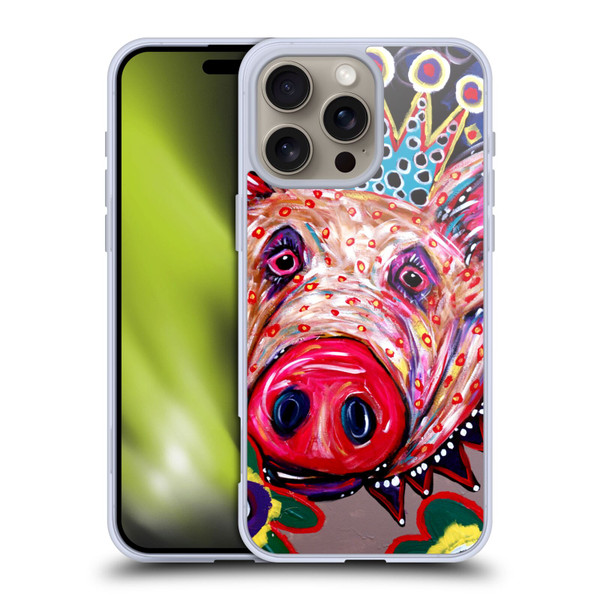 Mad Dog Art Gallery Animals Missy Pig Soft Gel Case for Apple iPhone 16 Pro Max