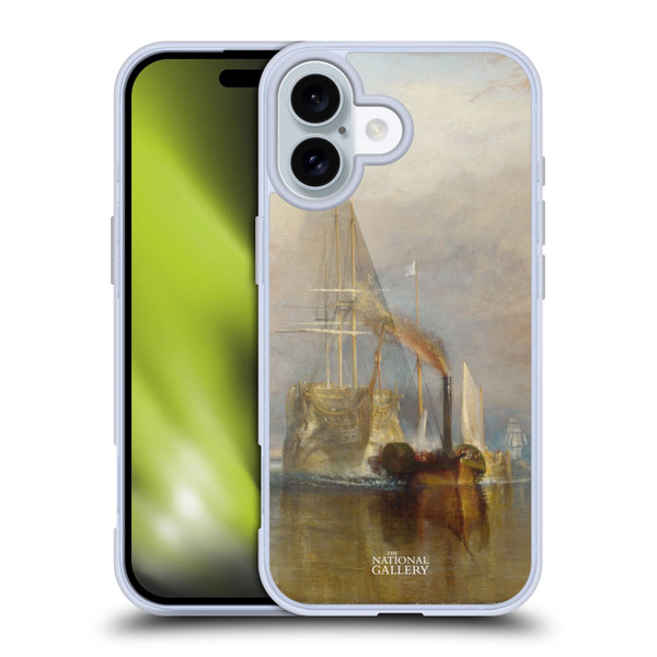 The National Gallery Nature The Fighting Temeraire Soft Gel Case for Apple iPhone 16