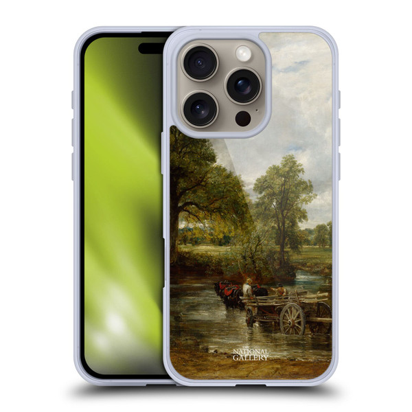 The National Gallery Nature The Hay Wain Soft Gel Case for Apple iPhone 16 Pro