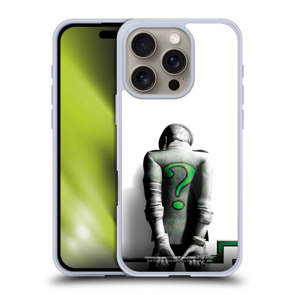Batman Arkham City Villains Riddler Soft Gel Case for Apple iPhone 16 Pro