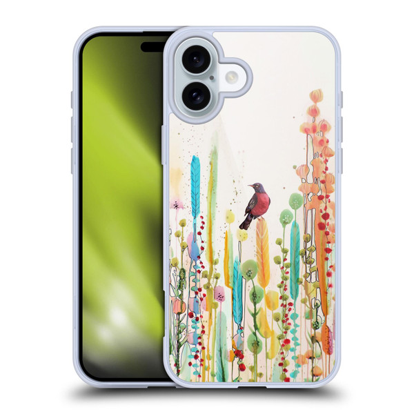 Sylvie Demers Birds 3 Scarlet Soft Gel Case for Apple iPhone 16 Plus