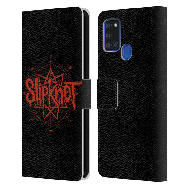 Slipknot Key Art Logo Leather Book Wallet Case Cover For Samsung Galaxy A21s (2020)