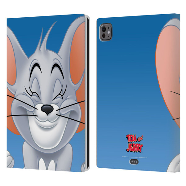 Tom and Jerry Full Face Nibbles Leather Book Wallet Case Cover For Apple iPad Pro 11 M4 2024