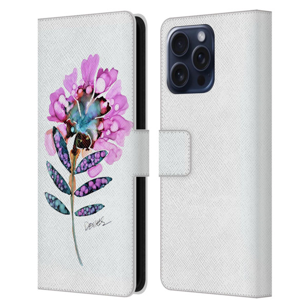 Sylvie Demers Nature Fleur Leather Book Wallet Case Cover For Apple iPhone 16 Pro Max