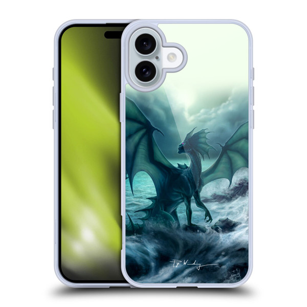 Piya Wannachaiwong Black Dragons Dark Waves Soft Gel Case for Apple iPhone 16 Plus