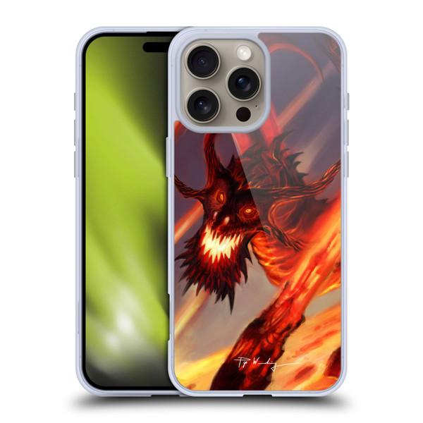 Piya Wannachaiwong Dragons Of Fire Soar Soft Gel Case for Apple iPhone 16 Pro Max