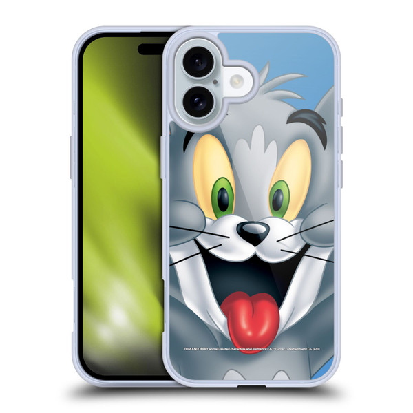 Tom and Jerry Full Face Tom Soft Gel Case for Apple iPhone 16