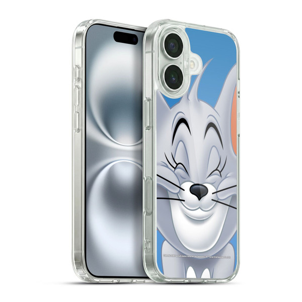 Tom and Jerry Full Face Nibbles Soft Gel Case for Apple iPhone 16 Plus & MagSafe