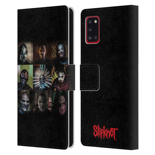 Slipknot Key Art Blocks Leather Book Wallet Case Cover For Samsung Galaxy A31 (2020)