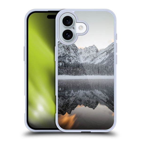 Patrik Lovrin Magical Lakes Sunset Clouds Over Mountains Soft Gel Case for Apple iPhone 16