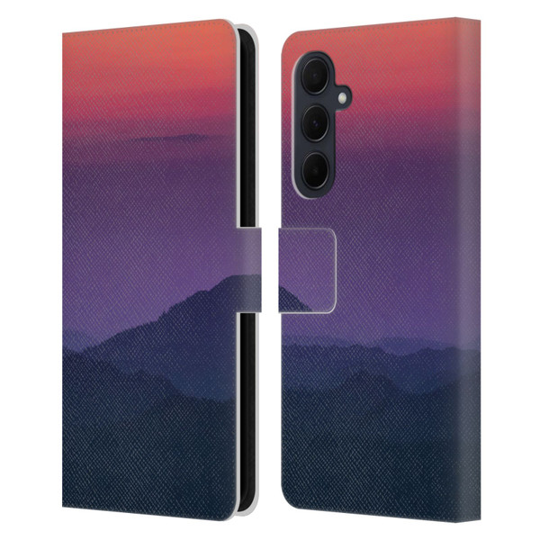 Patrik Lovrin Magical Sunsets Layers Leather Book Wallet Case Cover For Samsung Galaxy A35 5G