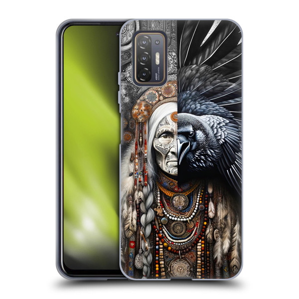 Shambhala Light Visionary Art Celestial Graphics Ravens-Face Soft Gel Case for HTC Desire 21 Pro 5G