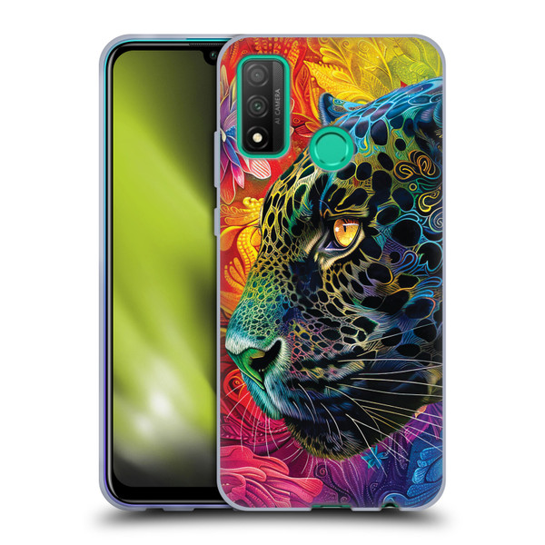 Michael David Ward Animals Wild Tapestry Soft Gel Case for Huawei P Smart (2020)