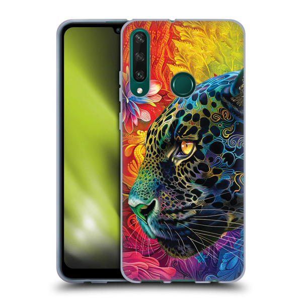 Michael David Ward Animals Wild Tapestry Soft Gel Case for Huawei Y6p