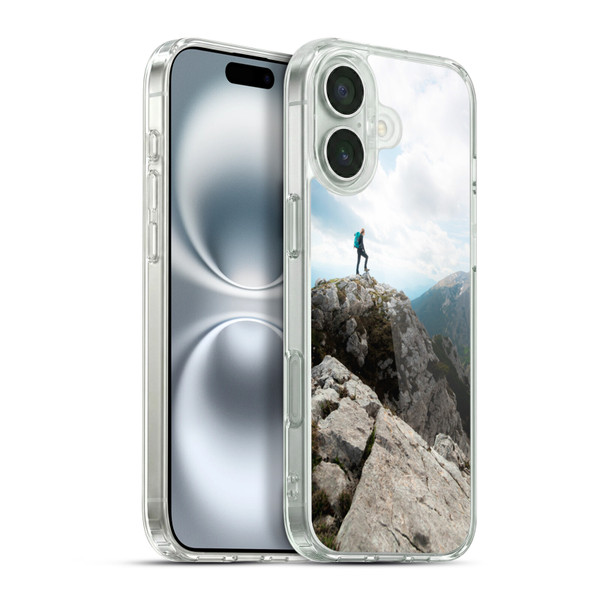 Patrik Lovrin Wanderlust Looking Over New Adventures Soft Gel Case for Apple iPhone 16 Plus & MagSafe