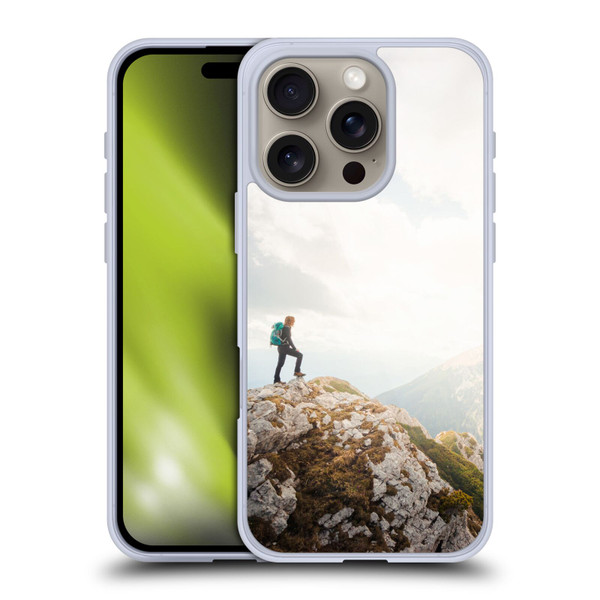 Patrik Lovrin Wanderlust Mountain Wanderer Soft Gel Case for Apple iPhone 16 Pro