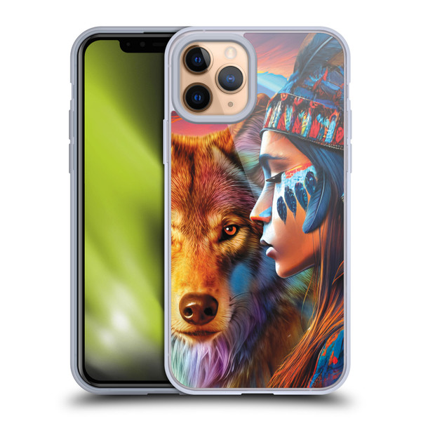 Michael David Ward Animals Wolf Soft Gel Case for Apple iPhone 11 Pro