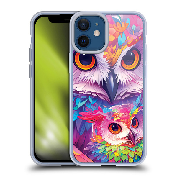 Michael David Ward Animals Owl Love You Forever Soft Gel Case for Apple iPhone 12 Mini