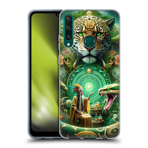 Shambhala Light Visionary Art Celestial Graphics Jungle Life Soft Gel Case for Huawei Y6p
