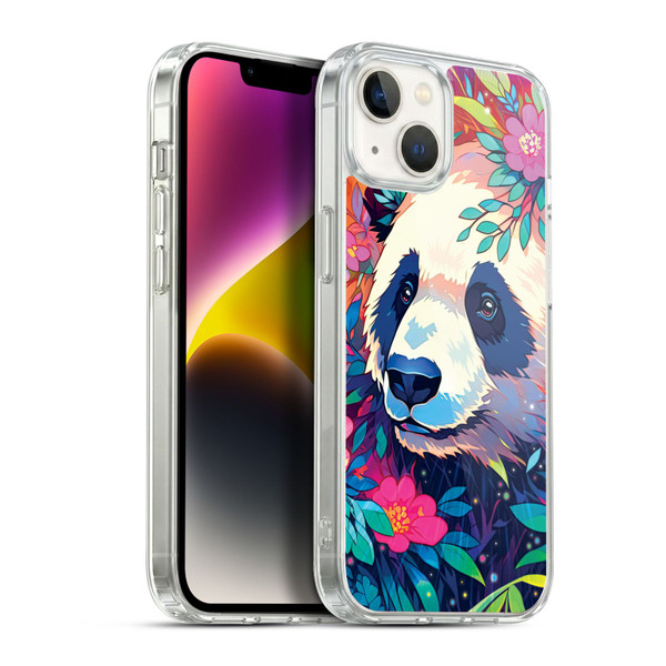 Michael David Ward Animals Panda Soft Gel Case for Apple iPhone 14 Plus & MagSafe