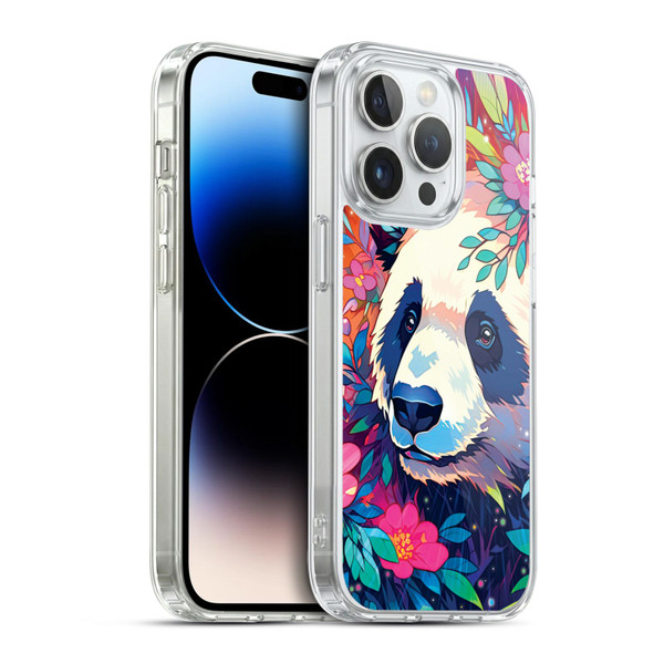 Michael David Ward Animals Panda Soft Gel Case for Apple iPhone 14 Pro & MagSafe