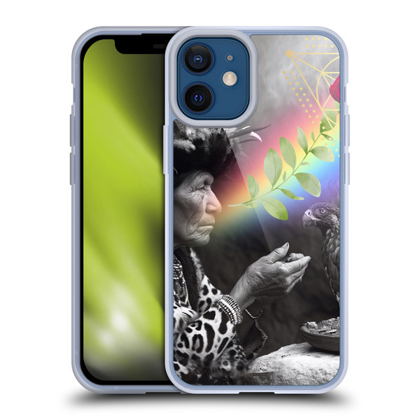 Shambhala Light Visionary Art Celestial Graphics Rosey Visions Soft Gel Case for Apple iPhone 12 Mini