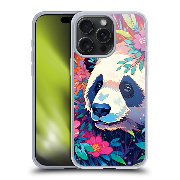 Michael David Ward Animals Panda Soft Gel Case for Apple iPhone 15 Pro Max