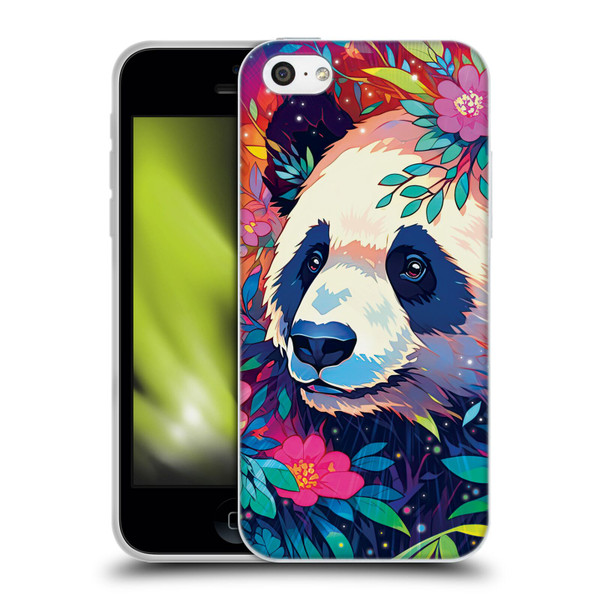 Michael David Ward Animals Panda Soft Gel Case for Apple iPhone 5c