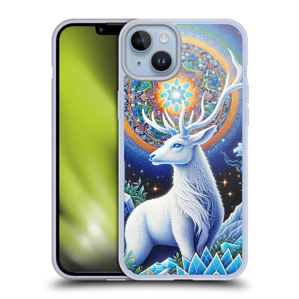 Shambhala Light Visionary Art Celestial Graphics Scared Spirit Soft Gel Case for Apple iPhone 14 Plus