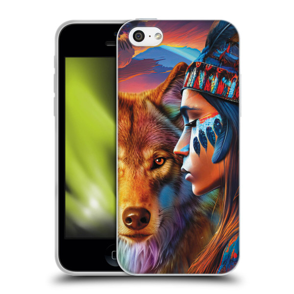 Michael David Ward Animals Wolf Soft Gel Case for Apple iPhone 5c