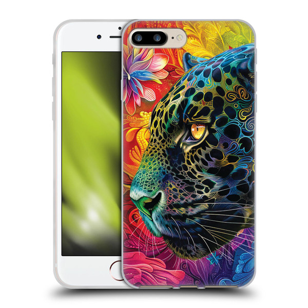 Michael David Ward Animals Wild Tapestry Soft Gel Case for Apple iPhone 7 Plus / iPhone 8 Plus