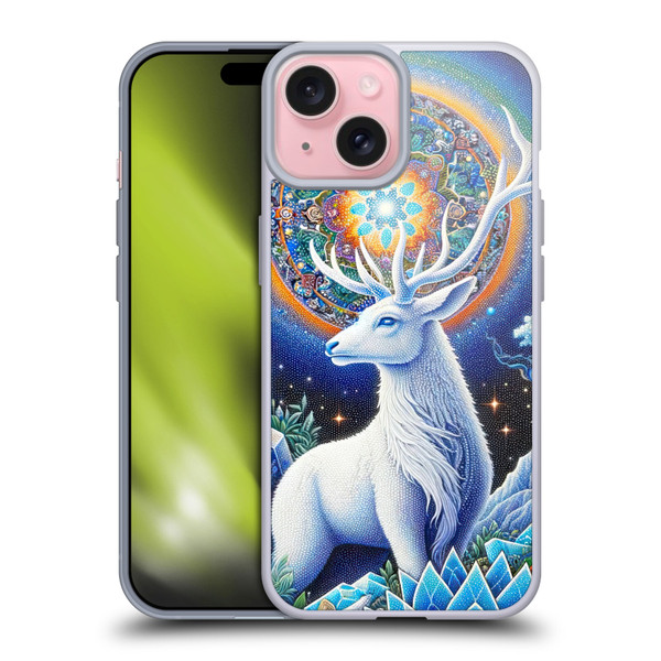 Shambhala Light Visionary Art Celestial Graphics Scared Spirit Soft Gel Case for Apple iPhone 15