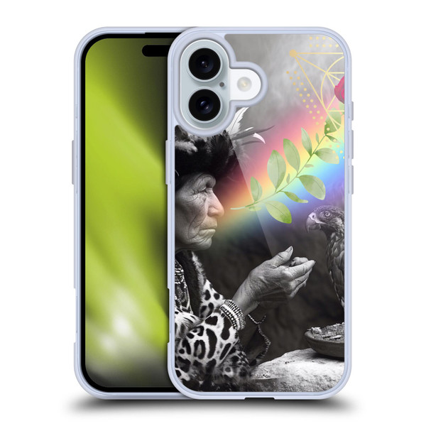 Shambhala Light Visionary Art Celestial Graphics Rosey Visions Soft Gel Case for Apple iPhone 16