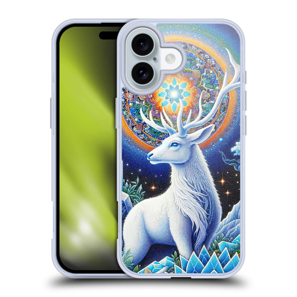 Shambhala Light Visionary Art Celestial Graphics Scared Spirit Soft Gel Case for Apple iPhone 16
